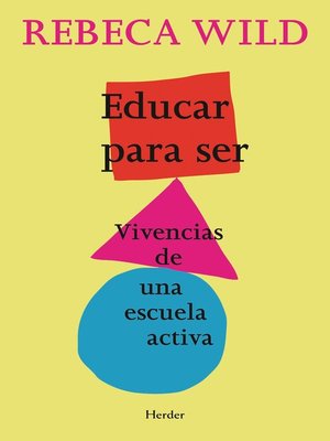 cover image of Educar para ser